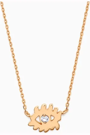 BIL ARABI Ya Ein Topaz Necklace in 18kt Gold