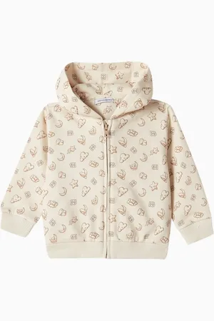 Dolce & Gabbana Star-print Zip-up Hoodie in Cotton