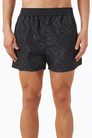 OFF-WHITE Logo Swim Shorts in Nylon