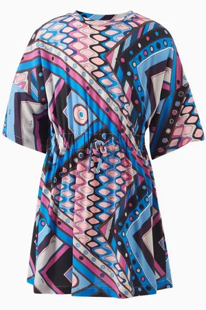 Emilio Pucci Viola-print Dress in Jersey