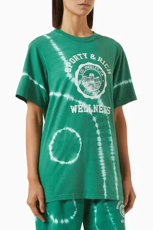 Sporty & Rich Emblem T-Shirt in Cotton-jersey