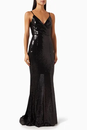 Elle Zeitoune Felicity Sequin-embellished Gown