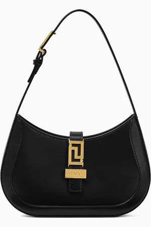 VERSACE Small Greca Goddess Bag in Leather