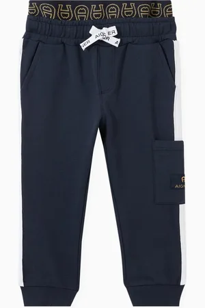 Aigner Logo Print Sweatpants in Cotton