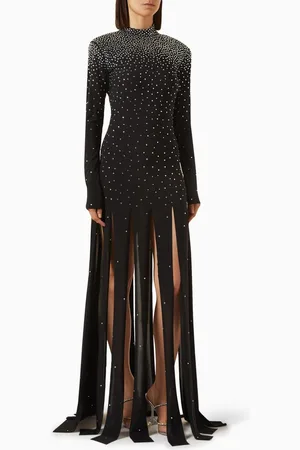 Ilkyaz Ozel Merril Crystal-embellished Maxi Dress