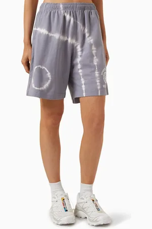 Sporty & Rich Emblem Gym Shorts in Cotton-jersey