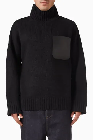 J.W.Anderson Oversized Patch-pocket Sweater in Wool Blend