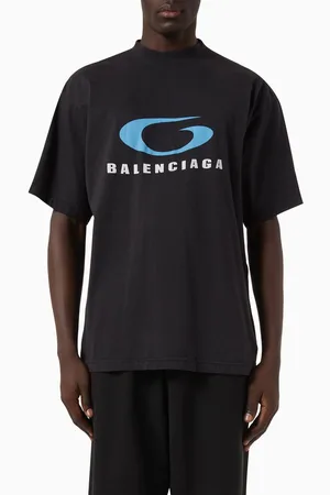 Balenciaga Loop Sports Icon T-shirt in Vintage Jersey