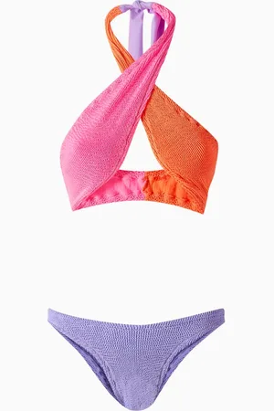 Reina Olga Racehorse Bikini Set in Stretch Nylon