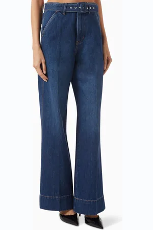 VERONICA BEARD Taylor Wide-leg Jeans in Denim
