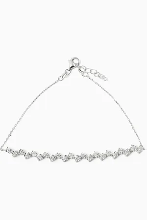 Nass Diamond Tennis Bracelet in 18kt White Gold