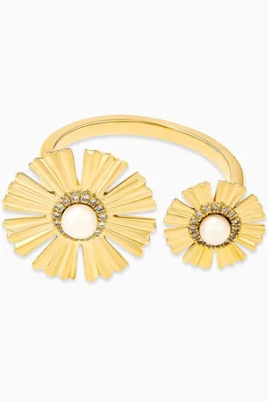 Damas Farfasha Happy Sunkiss Pearl & Diamond Ring in 18kt Gold