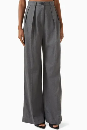 Matthew Bruch Pleated Wid-leg Pants