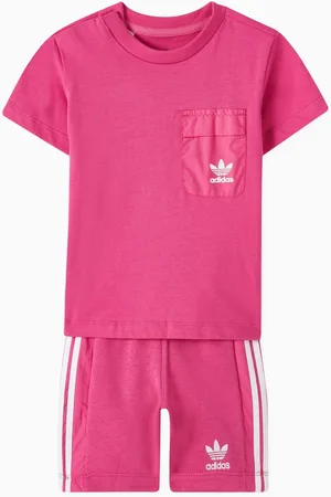 adidas Adicolor T-shirt & Shorts Set in Cotton-blend