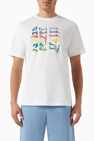 Paul Smith Logo-print T-shirt in Organic Cotton