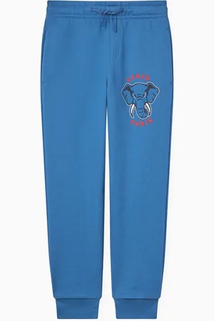 Kenzo Graphic Logo-print Sweatpants in Cotton-fleece