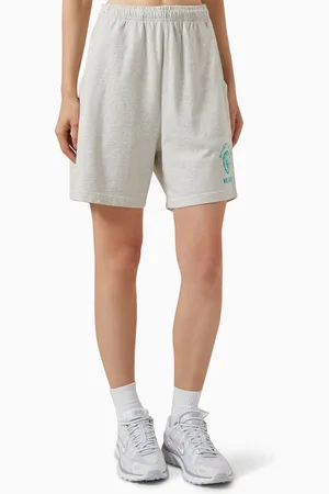 Sporty & Rich Emblem Gym Shorts in Cotton-blend
