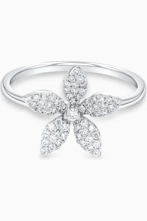 Damas Flora Diamond Ring in 18kt Gold
