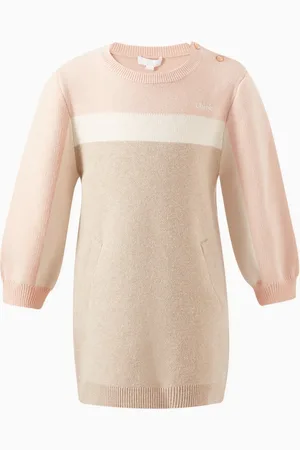Chloé Colour-blocked Sweater Dress in Knit