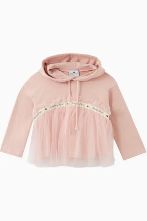 RASPBERRY PLUM Greta Hoodie in Tulle & Cotton