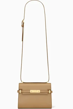 Saint Laurent Mini Manhattan Shoulder Bag in Box Leather
