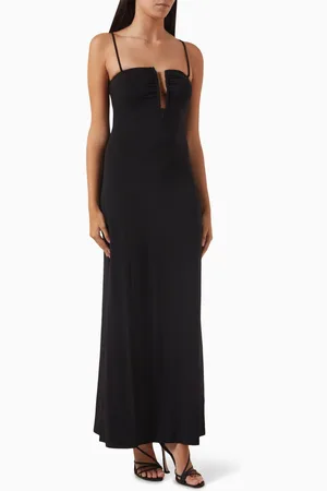 Livy Henderson Sleeveless Maxi Dress in Crepe Jersey