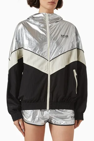 Golden Goose Star Colour-block Windbreaker in Technical Fabric