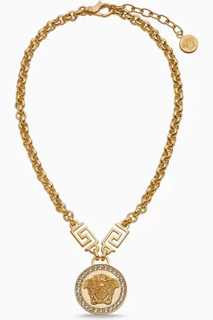 VERSACE Icon Medusa Necklace in Brass