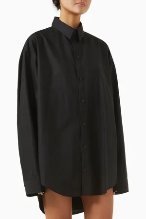 Balenciaga Suspended Shirt Mini Dress in Cotton
