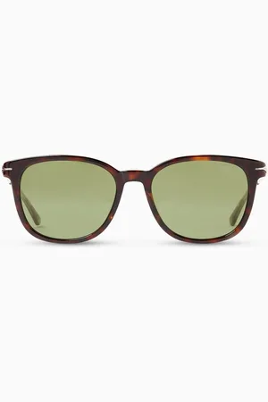 Montblanc Square Sunglasses in Metal & Acetate