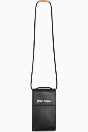 Palm Angels Classic Logo Phone Bag in Leather