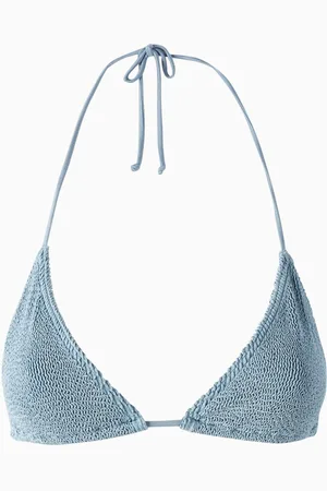 Bond Eye Ingrid Triangle Bikini Top in Nylon-knit