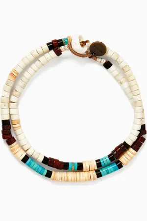 Mikia Heishi Double Wrap Bracelet
