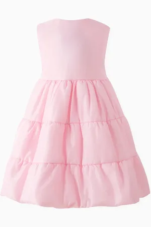 CAROLINE BOSMANS Tiered Flared Dress