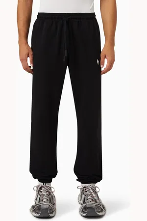 MARCELO BURLON Cross Sweatpants in Cotton Jersey