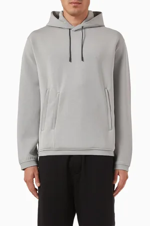 Emporio Armani EA Logo Hoodie in Double-jersey