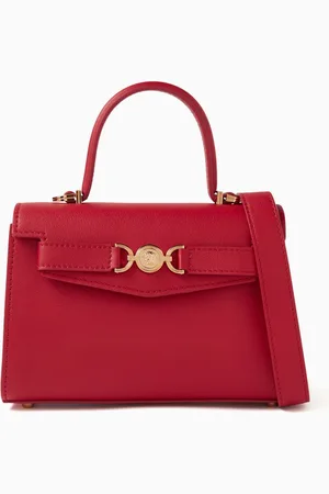 VERSACE Small Medusa 95 Top-handle Bag in Leather
