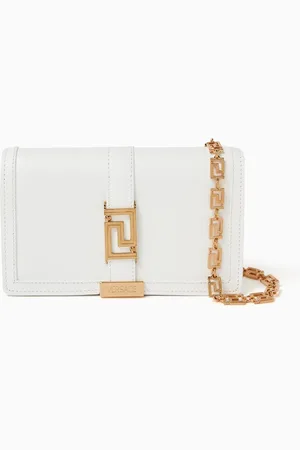 VERSACE Mini Greca Goddess Bag in Leather