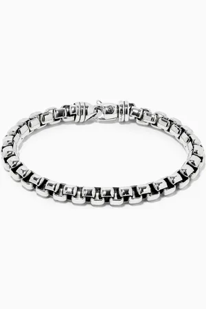 David Yurman Extra-Large Box Chain Bracelet in Sterling Silver