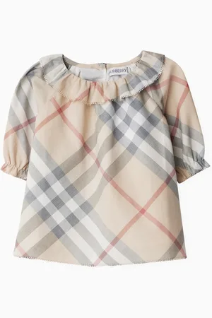 Burberry Emmeline Check-print Dress in Cotton