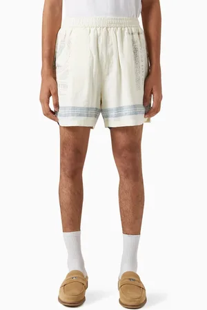 Represent X Duke + Dexter Mountain Lion Resort Shorts in Ramie