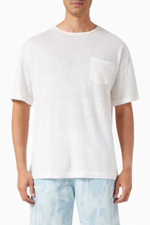 Frescobol Carioca Carmo Relaxed T-shirt in Linen