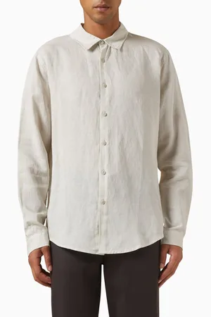 ONIA Air Shirt in Linen-blend
