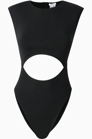Alaïa Cutout One-piece Swimsuit in Stretch Jersey