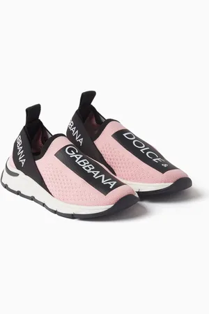 Dolce & Gabbana Logo Sneakers in Knit Mesh