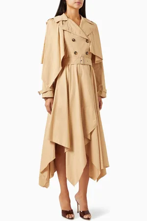 Meem Label Casia Trench Coat in Cotton