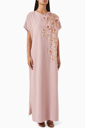 Ruya Short-sleeve Embellished Kaftan