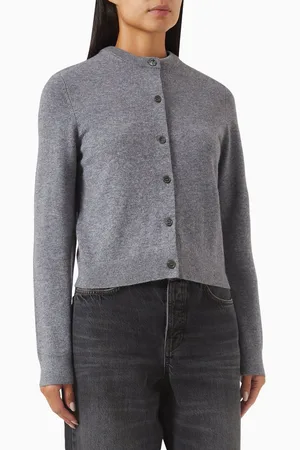 12 STOREEZ Button-up Cardigan in Wool-cashmere Blend