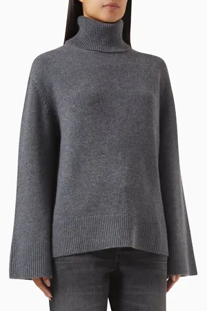 12 STOREEZ Roll Neck Sweater in Merino Wool-knit