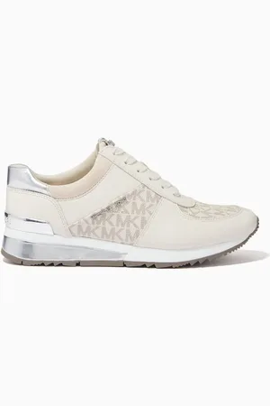 Michael Kors Allie Logo Sneakers in Nappa Leather